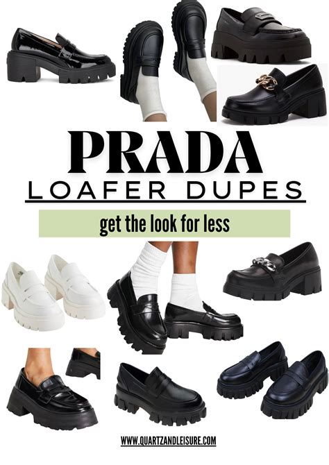 prada sneaker dupes|prada loafer dupe.